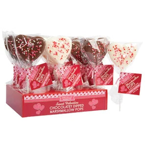 Marshmallow Chocolate Dipped Lolilpop