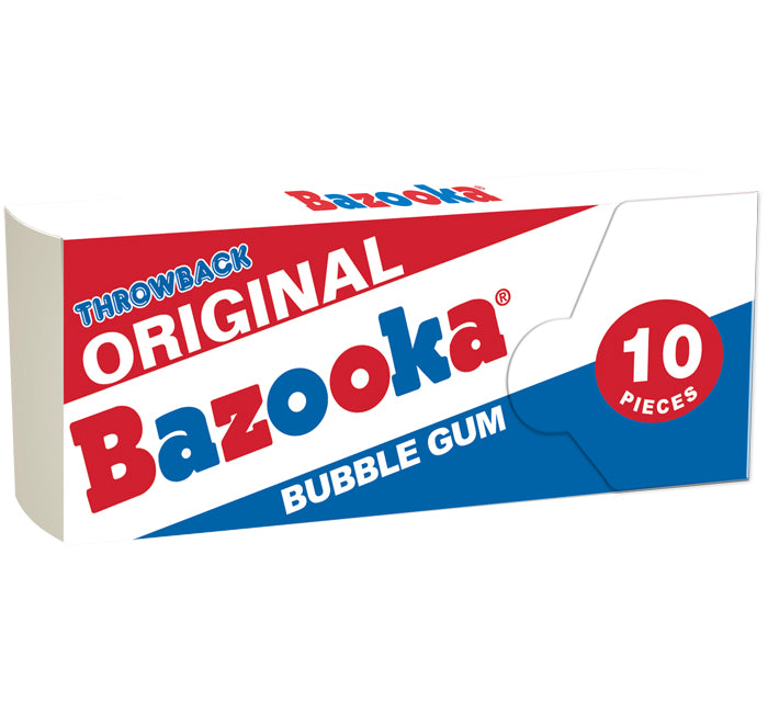 Bazooka Wallet 10 Pack Bubble Gum