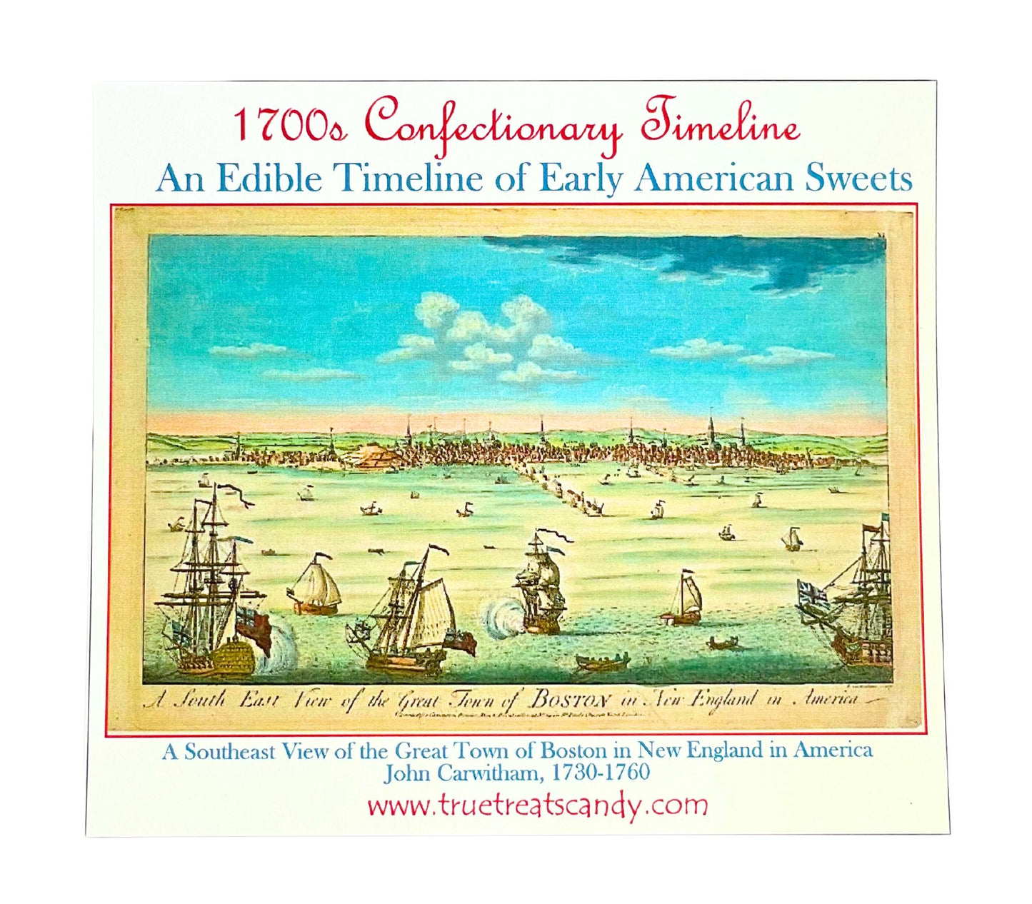 1700s Sweets Treats Timeline