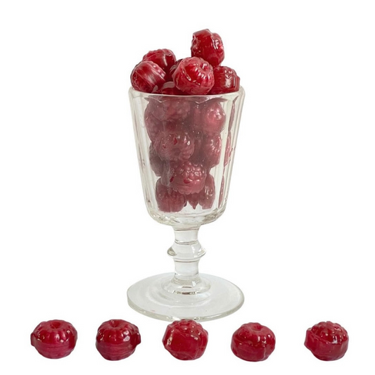 Raspberry Chocolate Filled Christmas Candy