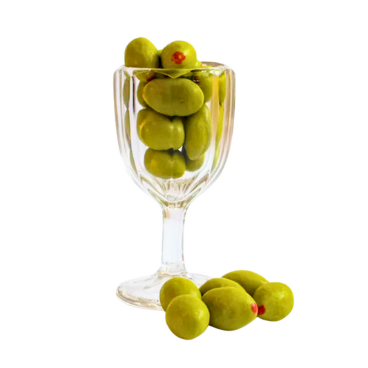 Cocktail Olives - White Chocolate Covered Almonds