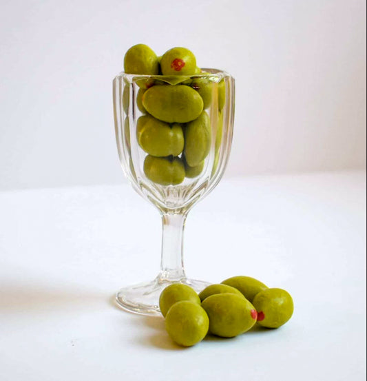 Buy Cocktail Olives - White Chocolate Covered Almonds, Harpers Ferry West Virginia, true treats historic candy,