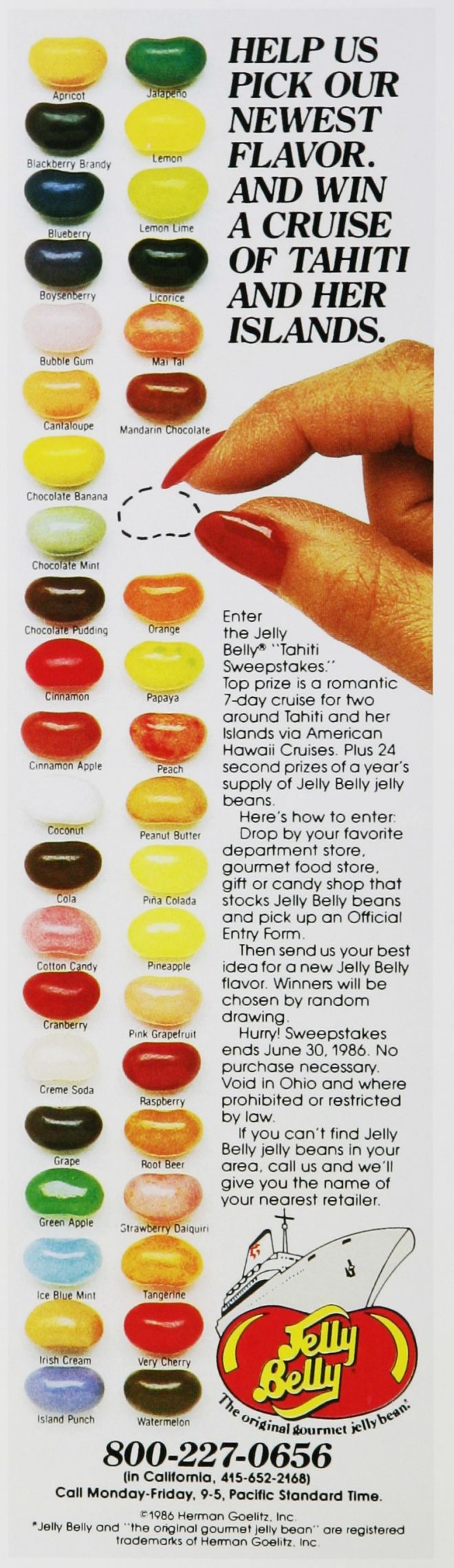 Jelly Belly Retro Ad