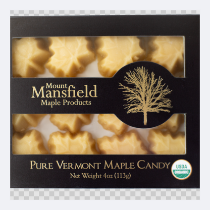 Mt. Mansfield Organic Maple Candy Box 12 count