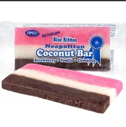 3 Color Neapolitan Coconut Bar