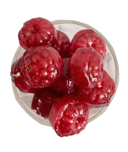 Raspberry Filled Holiday Candy