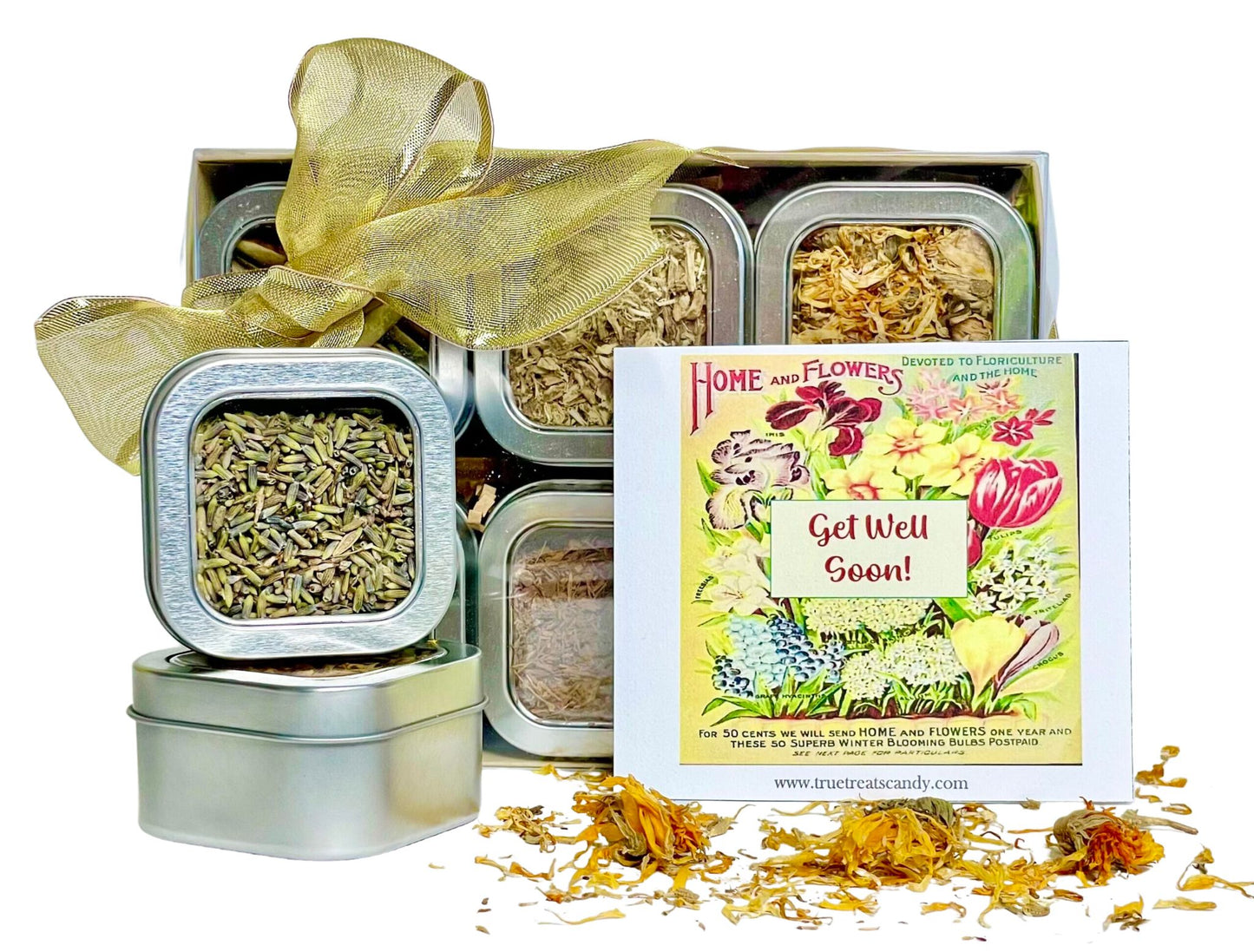 Comfort from the Heart Tea Sampler with Card