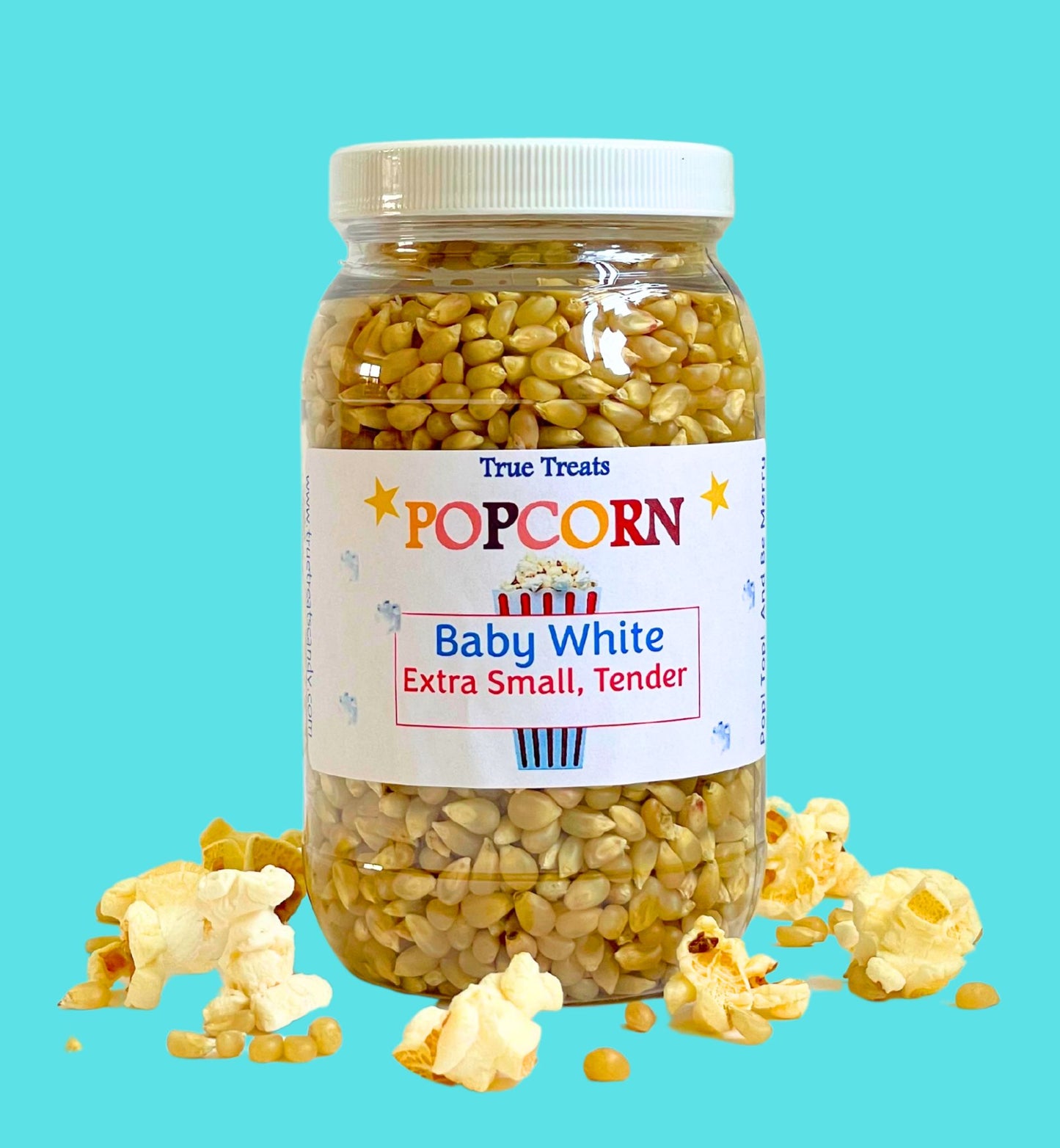 Baby White Popcorn Kernels